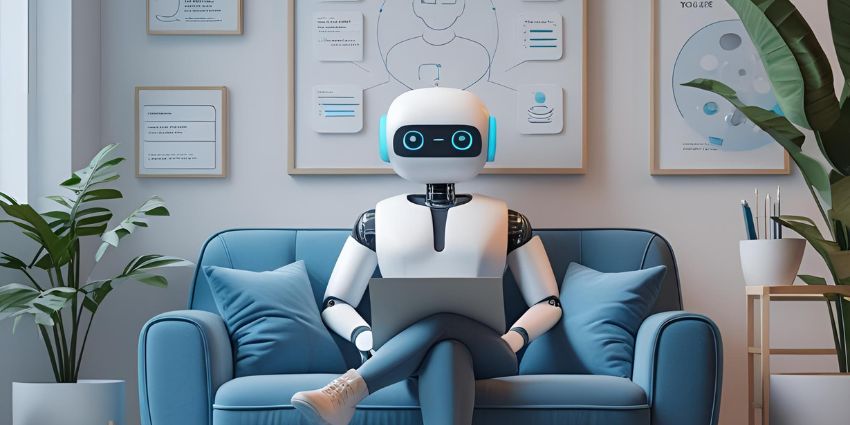 AI personal robot in modern living room - Stanford Study Highlights Risks of AI Therapy Chatbots – What ...