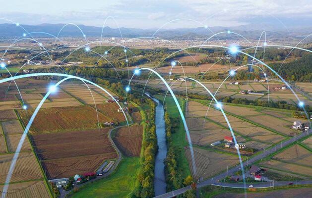 Precision agriculture aerial view - Precision Agriculture Technology for Smarter Farming