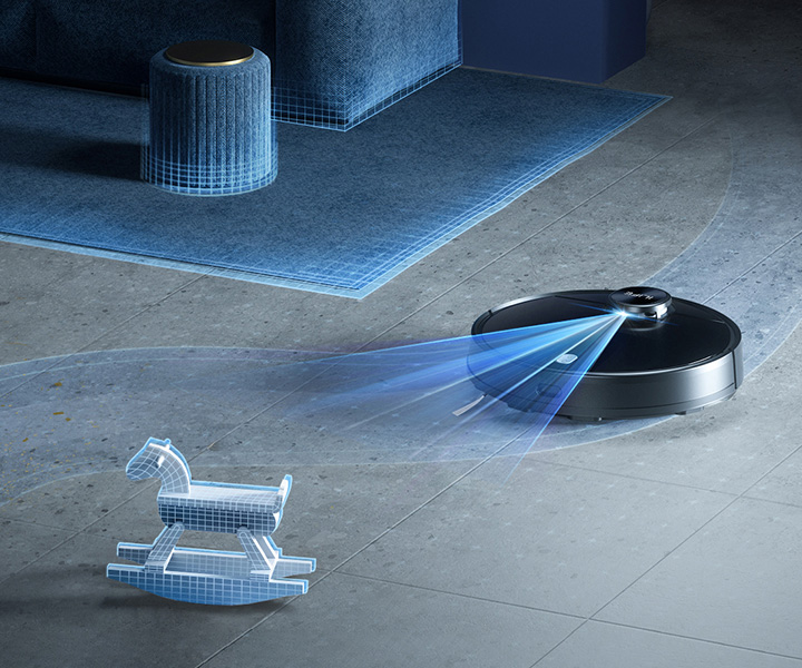 LiDAR robotic vacuum - Tikom Robot Vacuum And Mop Combo With LiDAR Navigation, L9000 Robotic