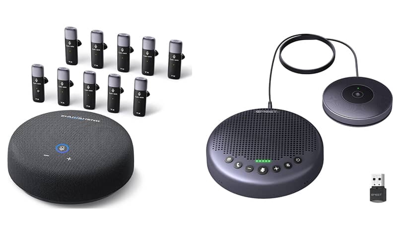 Elderly person using smart speaker for telehealth - An Easy Audiometry Telehealth Solution | The Hearing Review