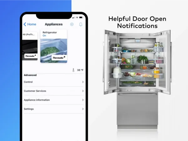smart refrigerator with internal camera - Smart Refrigerators | WiFi-Connected Refrigerators | Thermador