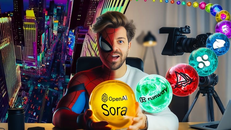 AI video creation - AI Video School Complete Beginner to Pro, Veo3 Runway & more | Udemy