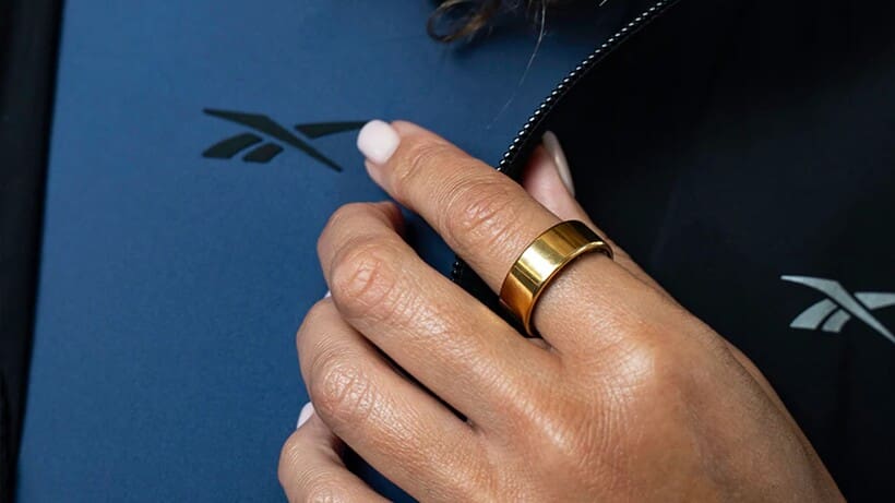 stylish person wearing smart ring - Reebok debuts $249 smart ring with subscription and F45 ...