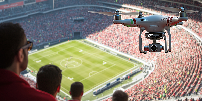 security drone stadium - How drones are changing the security landscape for large sports venues